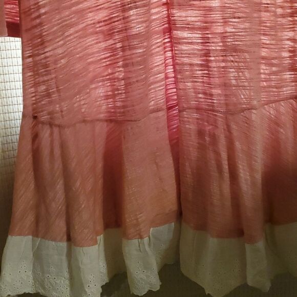 Umgee  Tunic  lace trim L - Picture 6 of 8